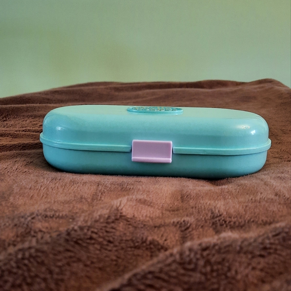 RARE Vintage 90s 1992 Bluebird Polly Pocket Babysitting Nursery Stamper Compact - Picture 4 of 10